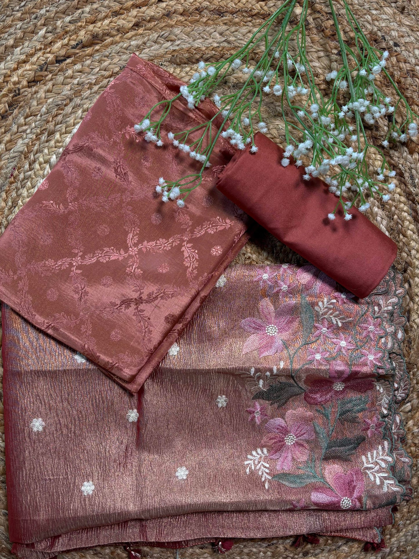 Lightweight Peach Suit for Festive Look