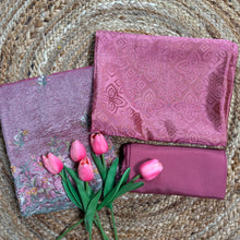 Tissue jacquard fabric with self weaving all over.