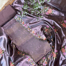 Lavender Tissue Jacquard Suit Set
