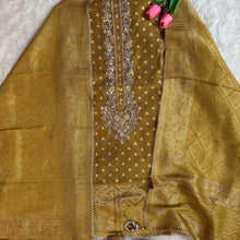 Chanderi Weaving Kurta with Banarasi Dupatta