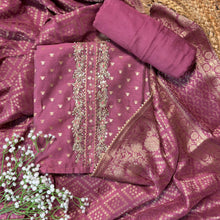 Chanderi Weaving Kurta with Banarasi Dupatta