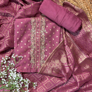 Chanderi Weaving Kurta with Banarasi Dupatta