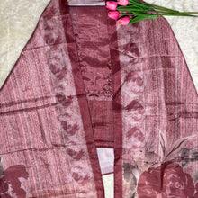 Chanderi Self Print Kurta Set with Resham Cutdana & Sequin Work Pink