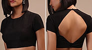 Close Round Neck Front